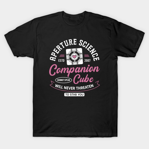 Companion Cube Crest T-Shirt by Lagelantee